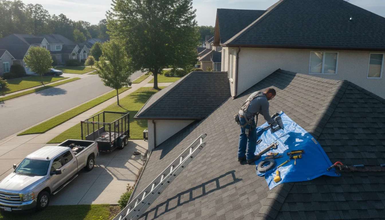Professional Storm Damage Roof Repair for Burns Properties